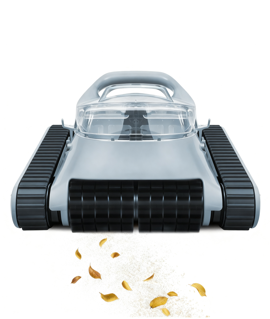 Wireless Pool Cleaning Robot with 3D Navigation